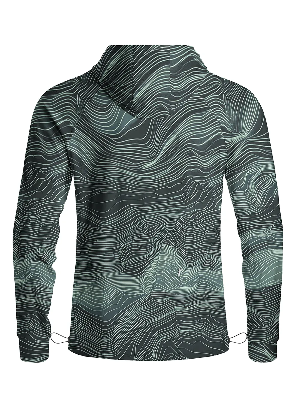 Orionride Winding Lines Long Sleeve Cycling Hoodie Shirt sold by Orionride product image thumbnail 3