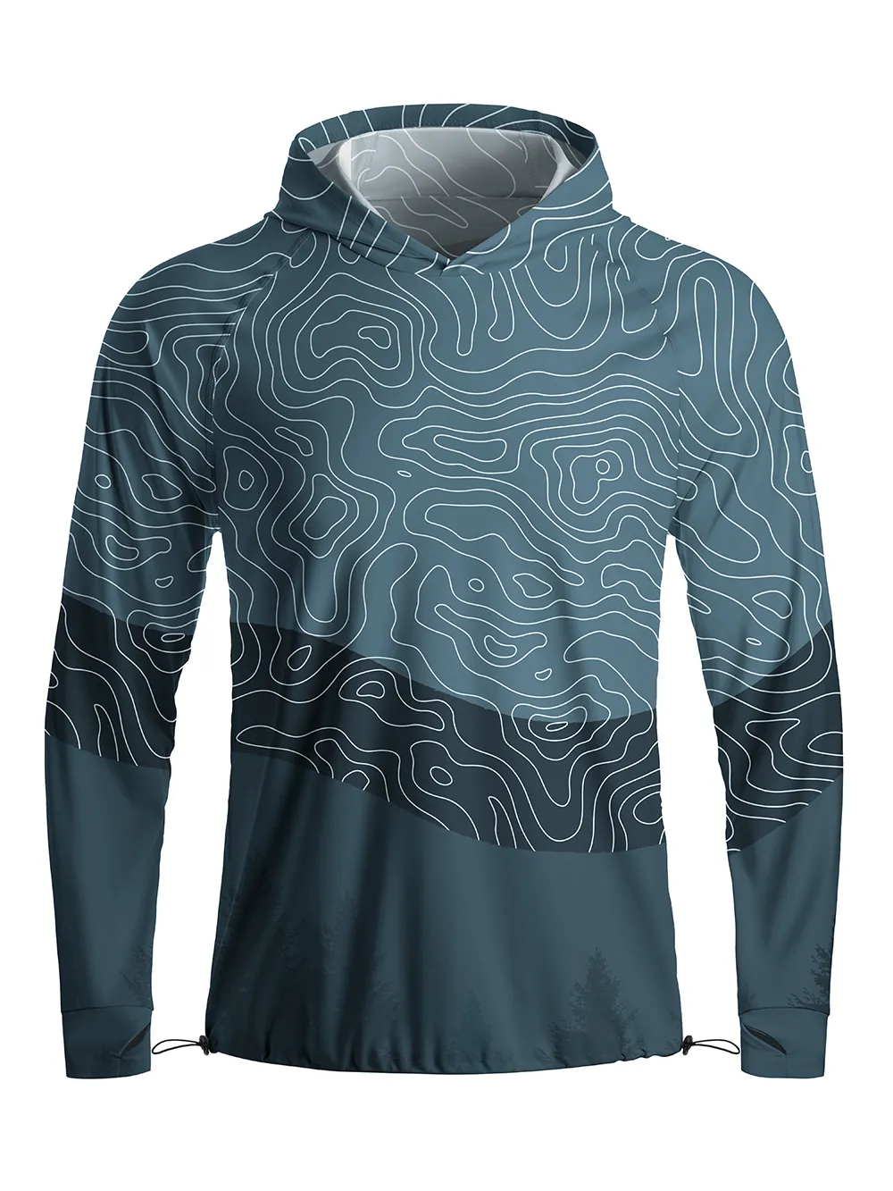 Orionride Challenging Contour Long Sleeve Cycling Hoodie Shirt sold by Orionride