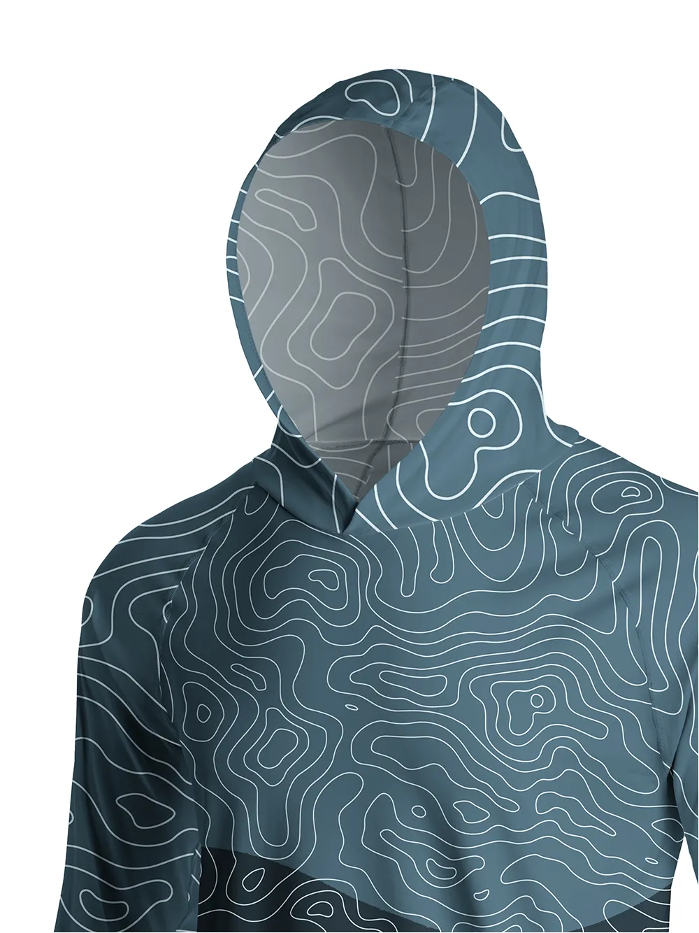 Orionride Challenging Contour Long Sleeve Cycling Hoodie Shirt sold by Orionride product image thumbnail 4
