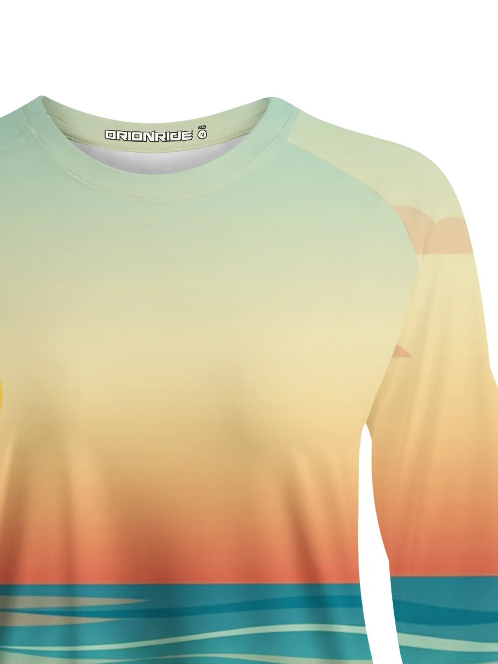 Orionride Golden Tide Line Women's Quick Dry Downhill Jersey sold by Orionride product image thumbnail 4