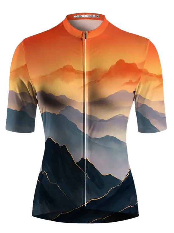 Orionride Dawn Peaks Short Sleeves Women's Jersey made by Orionride
