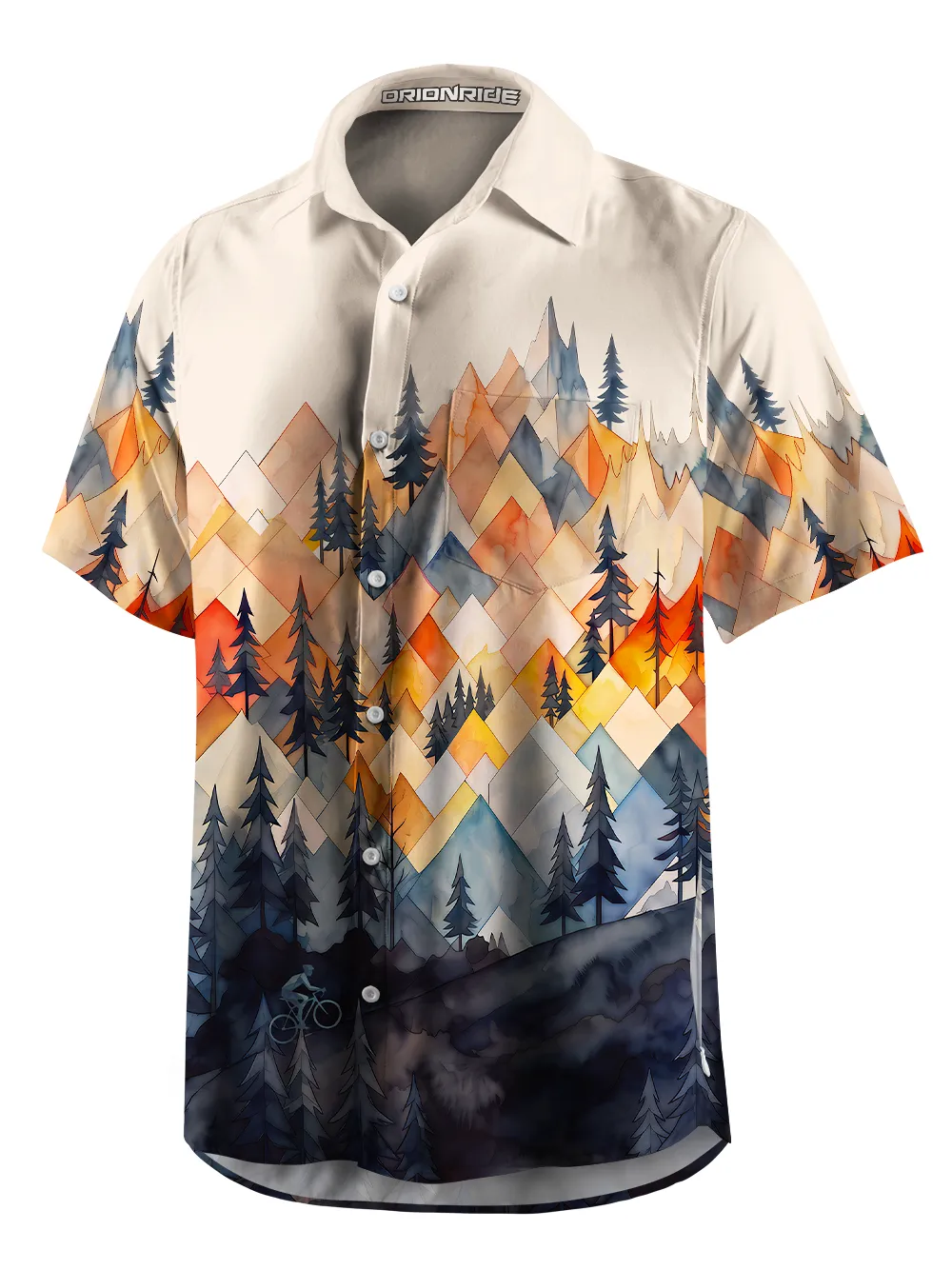 Orionride Diamond Mountain Ride Zipper Pockets Ultra Lightweight Short Sleeves Gravel Shirt sold by Orionride product image thumbnail 2