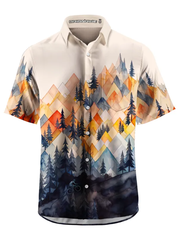 Orionride Diamond Mountain Ride Zipper Pockets Ultra Lightweight Short Sleeves Gravel Shirt made by Orionride