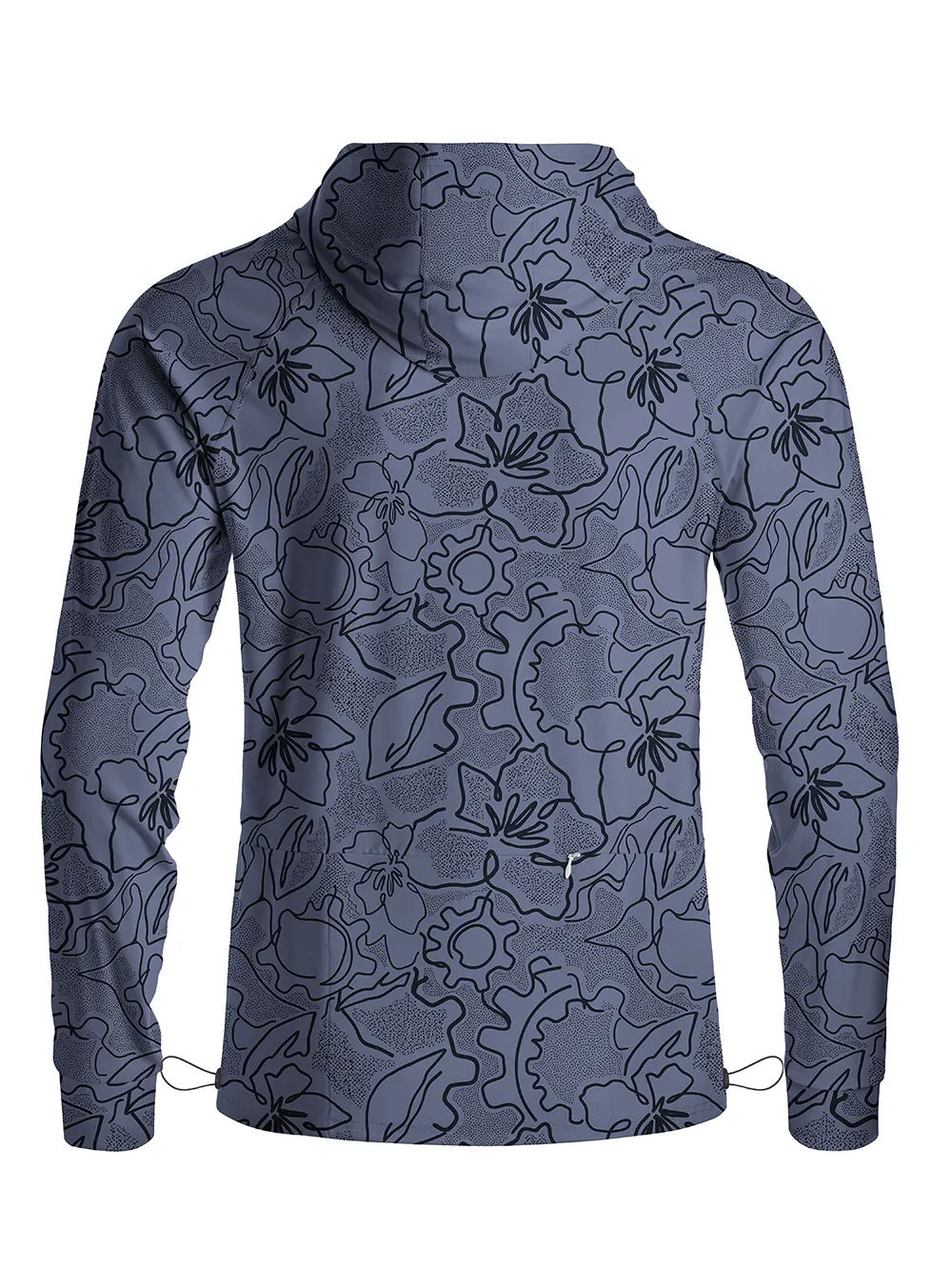 Orionride Tropical Leaves Long Sleeve Cycling Hoodie Shirt sold by Orionride product image thumbnail 3