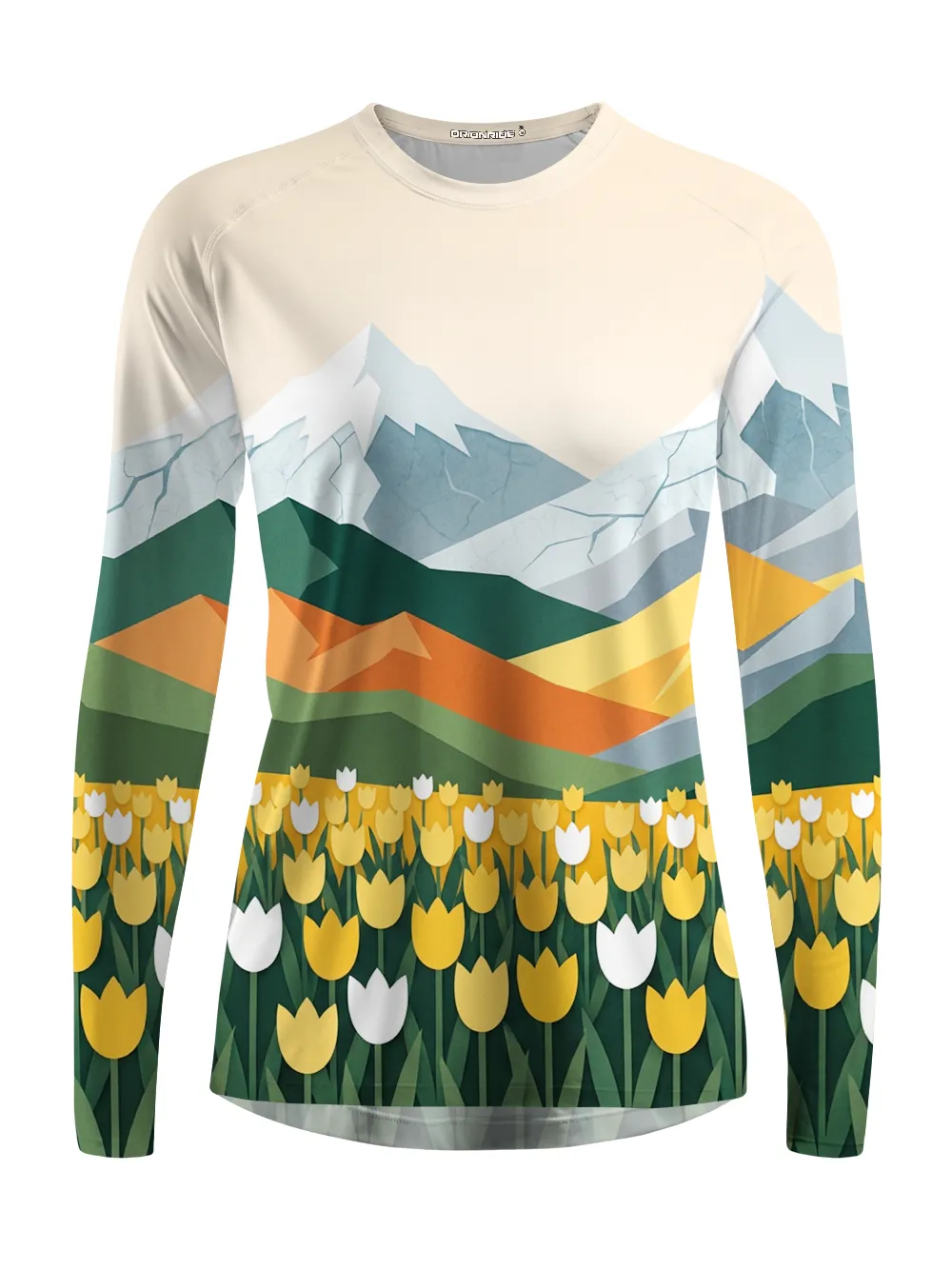 Orionride Geometric Spring Field Women's Quick Dry Downhill Jersey sold by Orionride product image thumbnail 2
