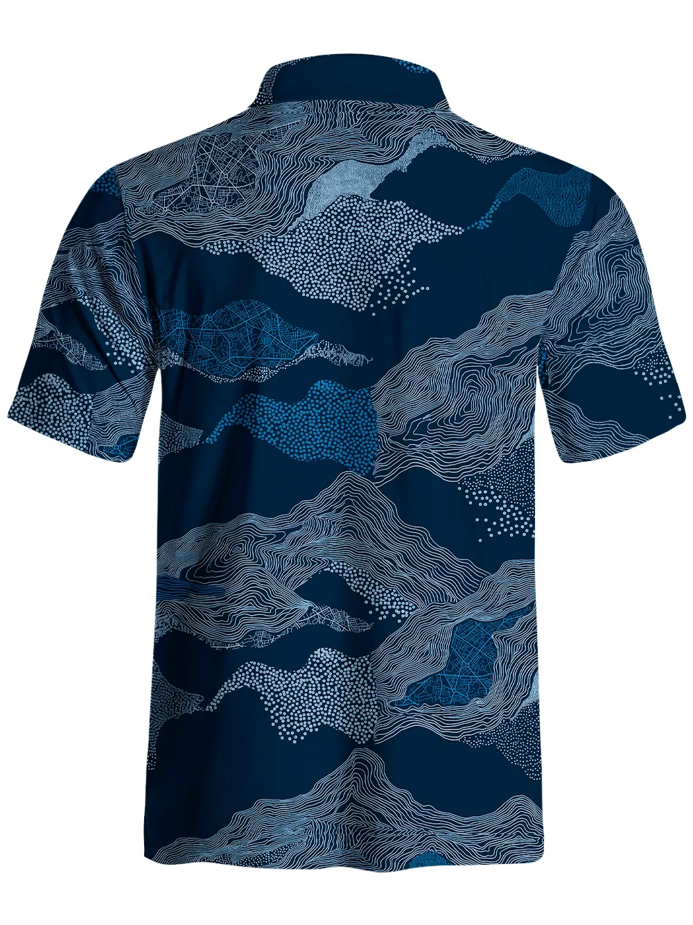 Orionride Line Terrain Men's Polo Shirt sold by Orionride product image thumbnail 2