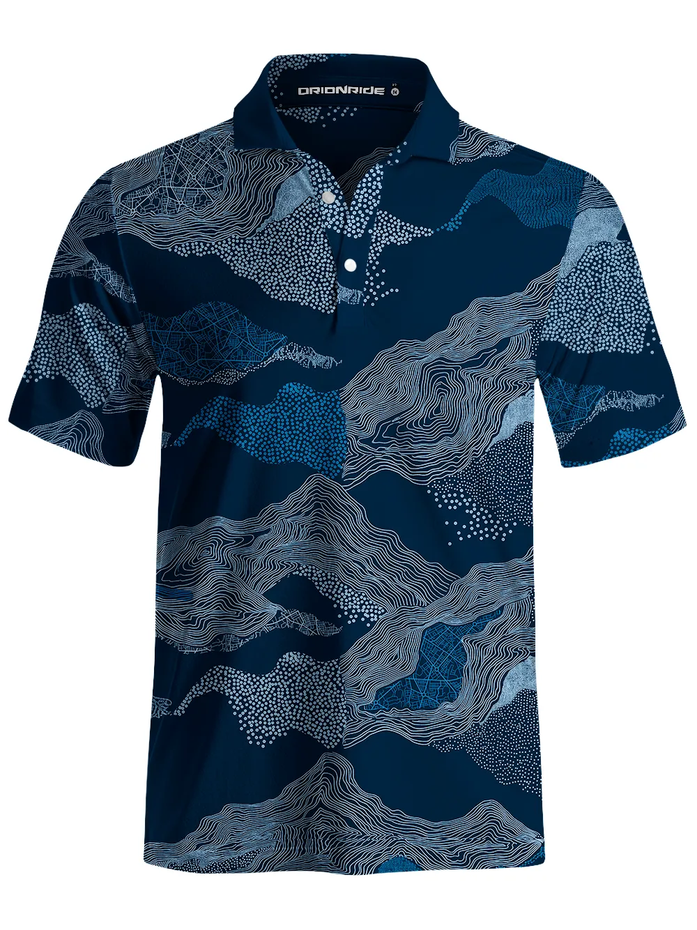 Orionride Line Terrain Men's Polo Shirt sold by Orionride