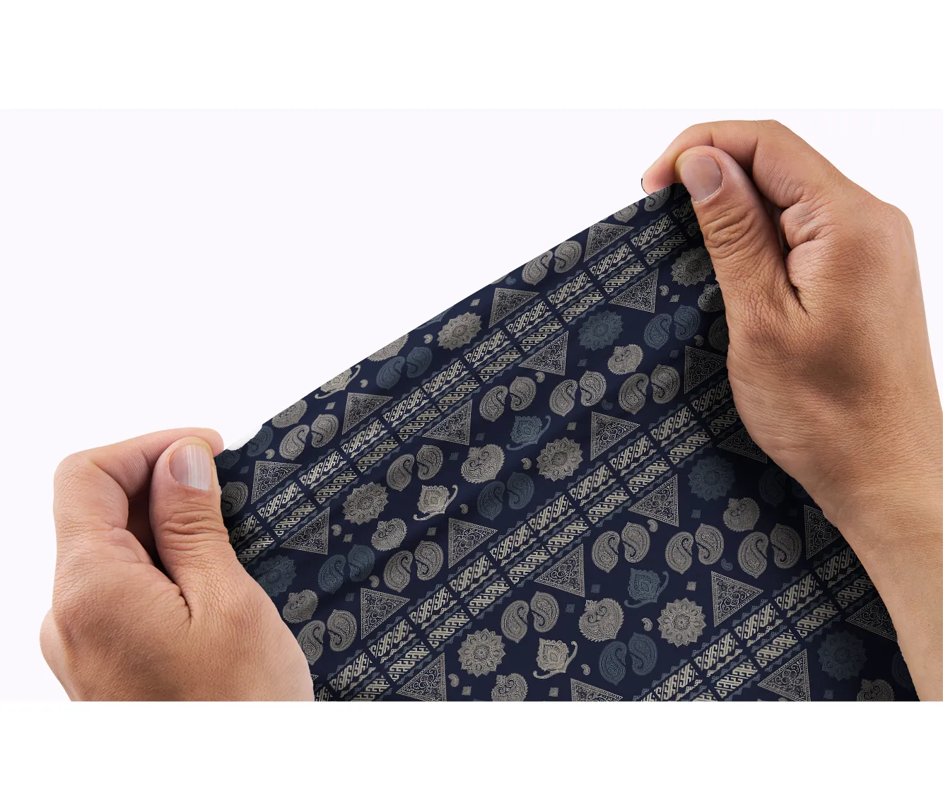 Orionride Paisley Weave Men's Polo Shirt sold by Orionride product image thumbnail 3
