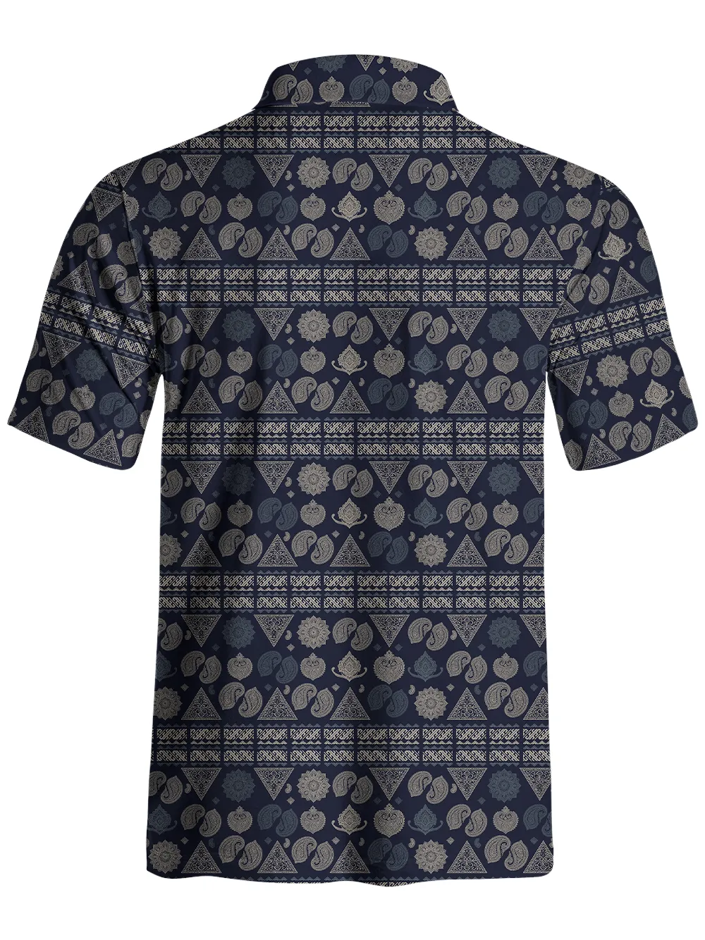 Orionride Paisley Weave Men's Polo Shirt sold by Orionride