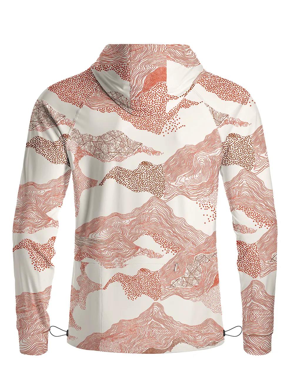 Orionride Line Terrain Long Sleeve Cycling Hoodie Shirt sold by Orionride product image thumbnail 3
