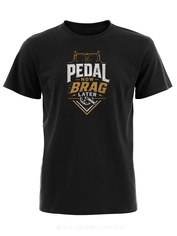 Orionride Pedal Then Pride Short Sleeves Bike T-Shirt made by Orionride