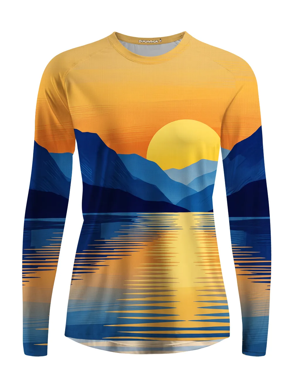 Orionride Gold Blue Mountain Women's Quick Dry Downhill Jersey sold by Orionride product image thumbnail 2