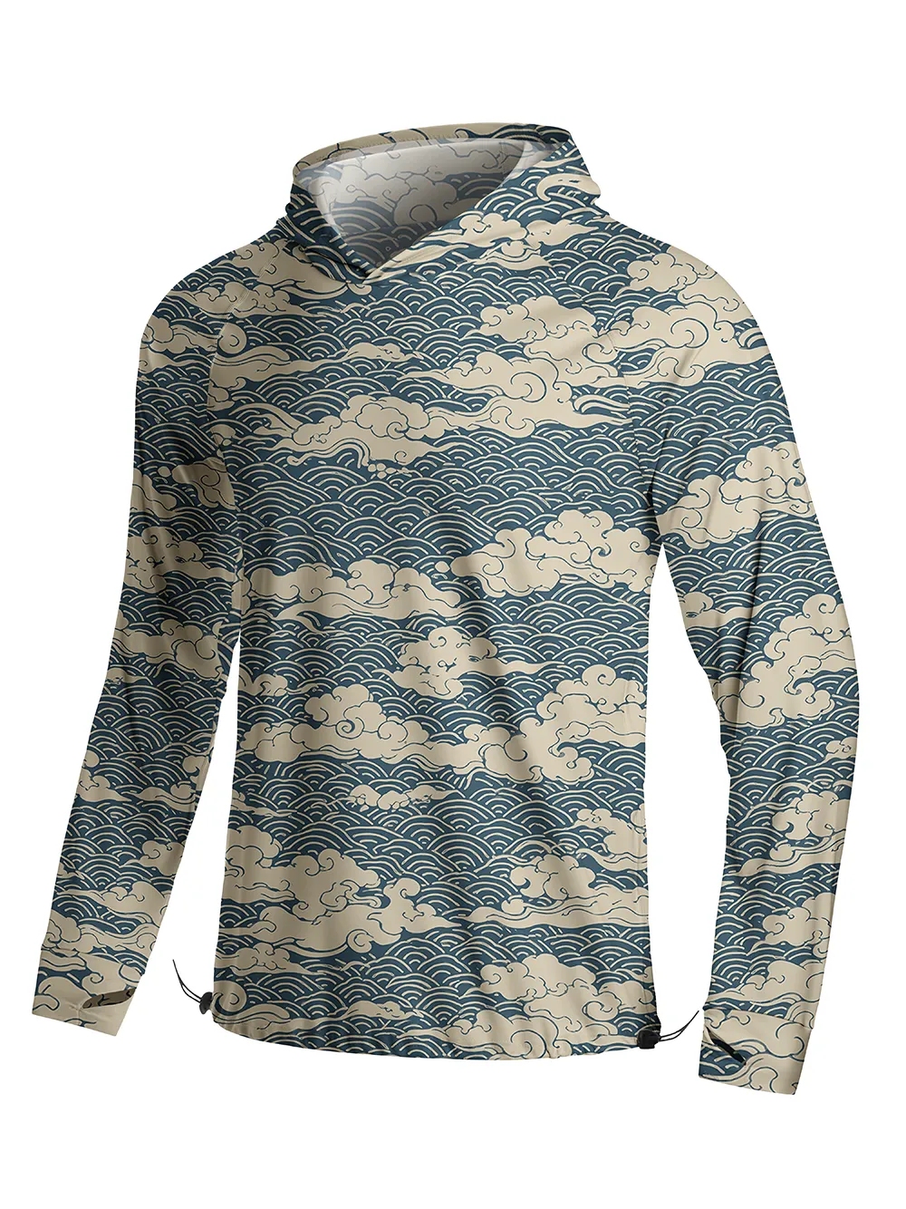 Orionride Above The Clouds Long Sleeve Cycling Hoodie Shirt sold by Orionride product image thumbnail 2
