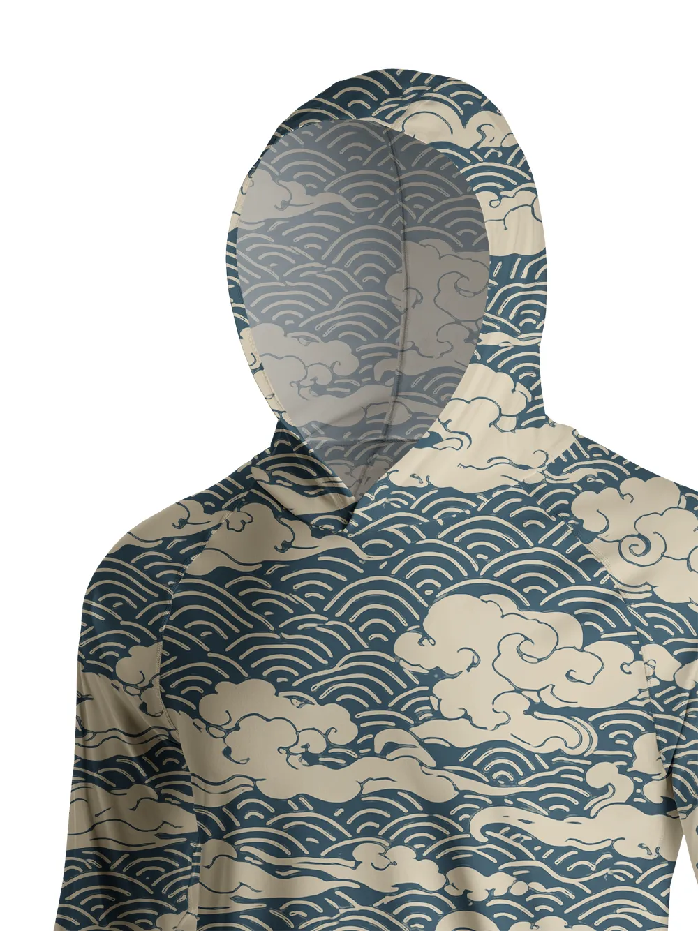 Orionride Above The Clouds Long Sleeve Cycling Hoodie Shirt sold by Orionride product image thumbnail 4