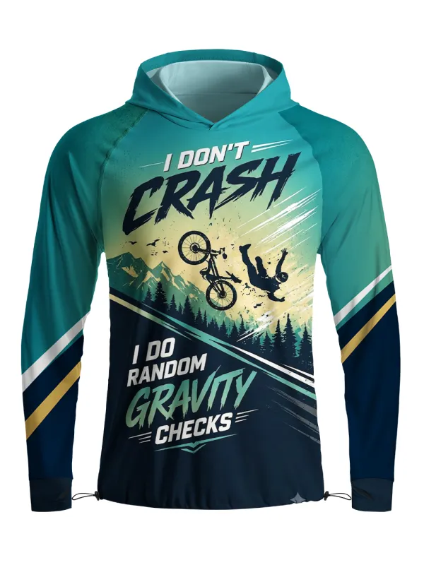 Orionride Aerial Flip Long Sleeve Cycling Hoodie Shirt made by Orionride