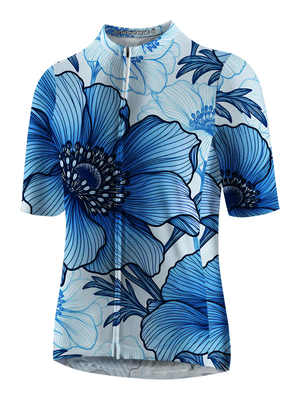 Orionride Ink-Bloomed Lines Short Sleeves Cycling Jersey sold by Orionride product image thumbnail 3