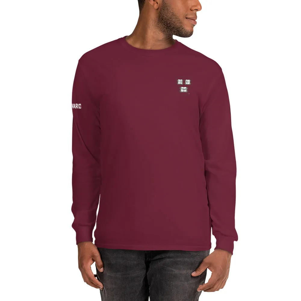 Harvard Mascot Long Sleeve T-Shirt (Crimson) sold by Ivy Sport product image thumbnail 2