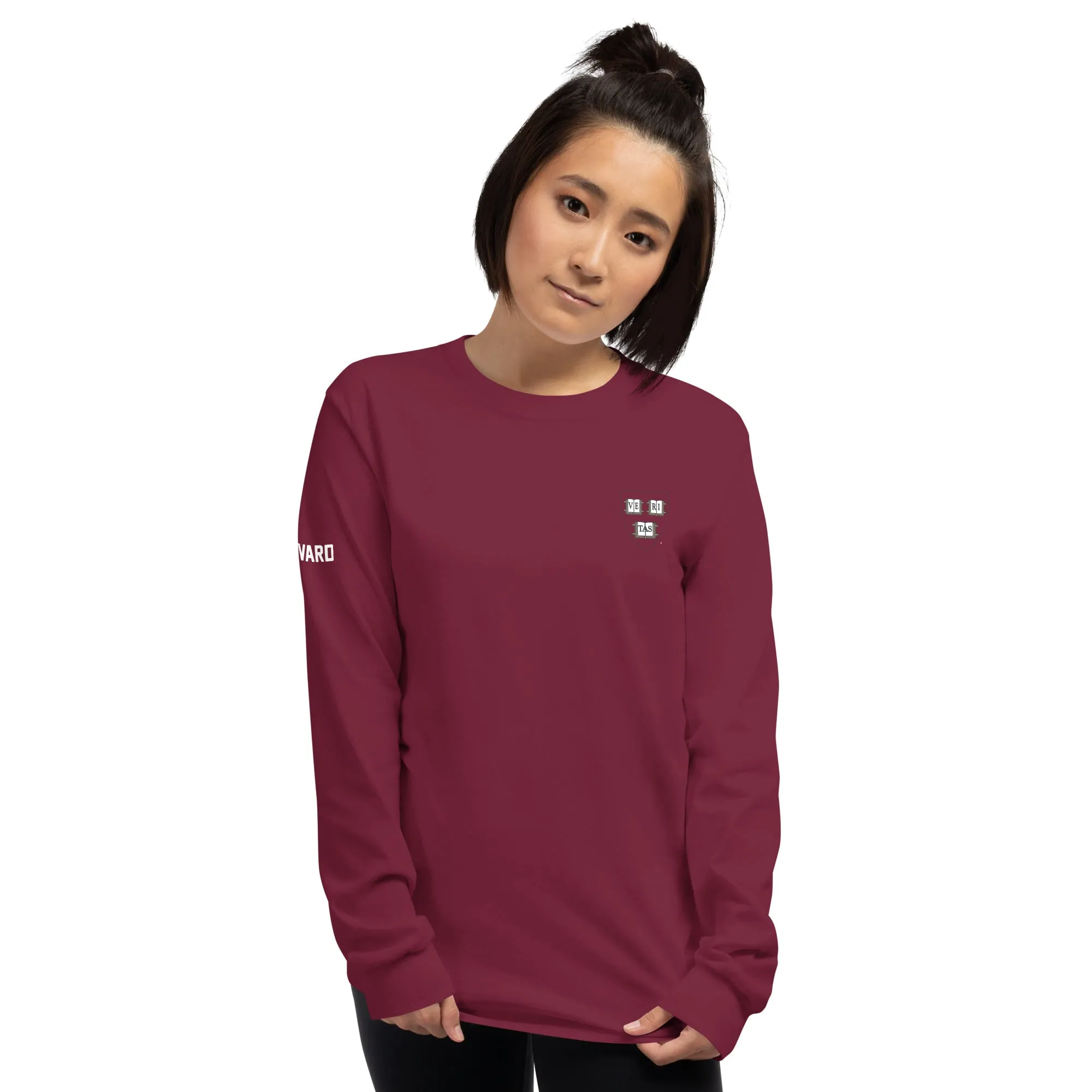 Harvard Mascot Long Sleeve T-Shirt (Crimson) sold by Ivy Sport product image thumbnail 3
