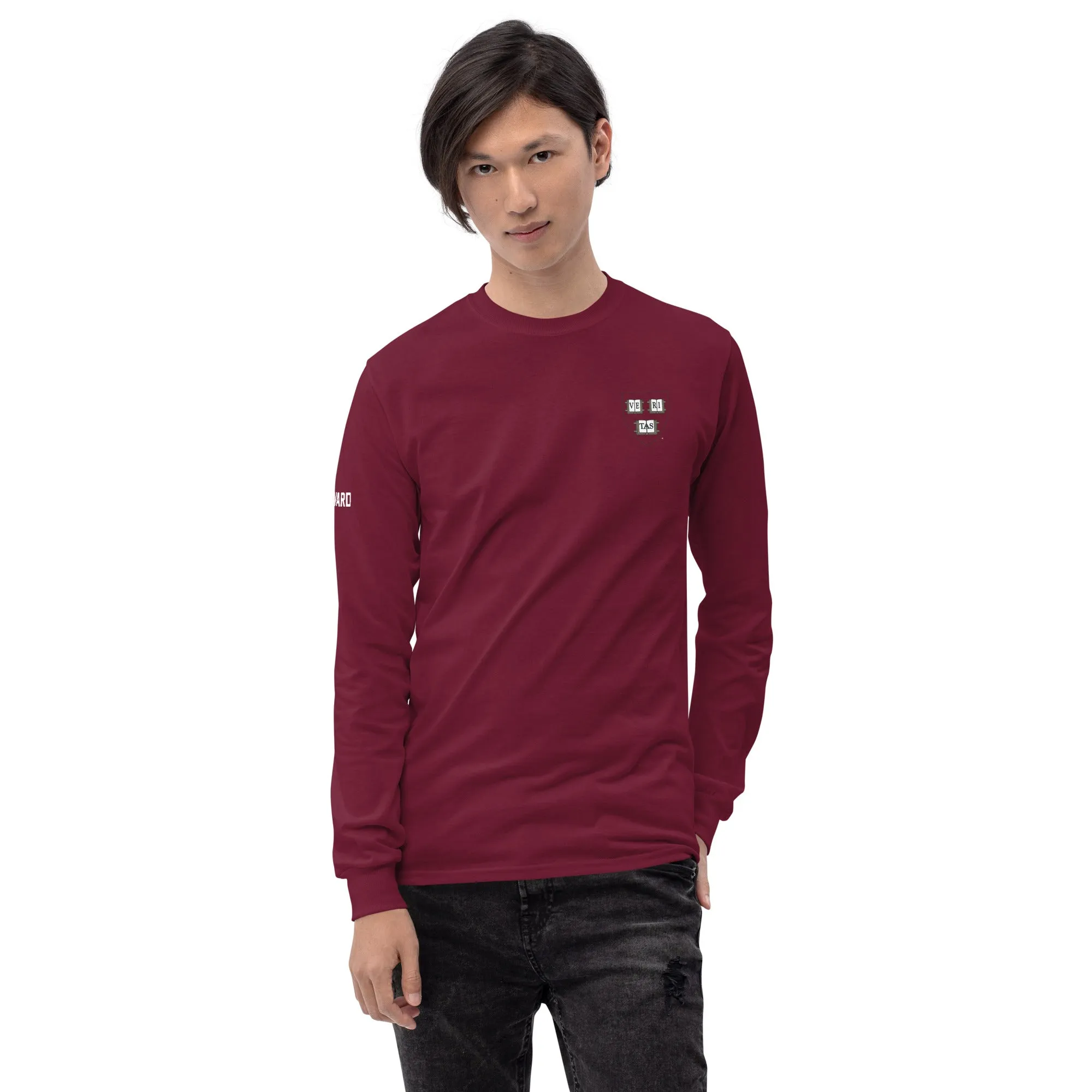 Harvard Mascot Long Sleeve T-Shirt (Crimson) sold by Ivy Sport product image thumbnail 4