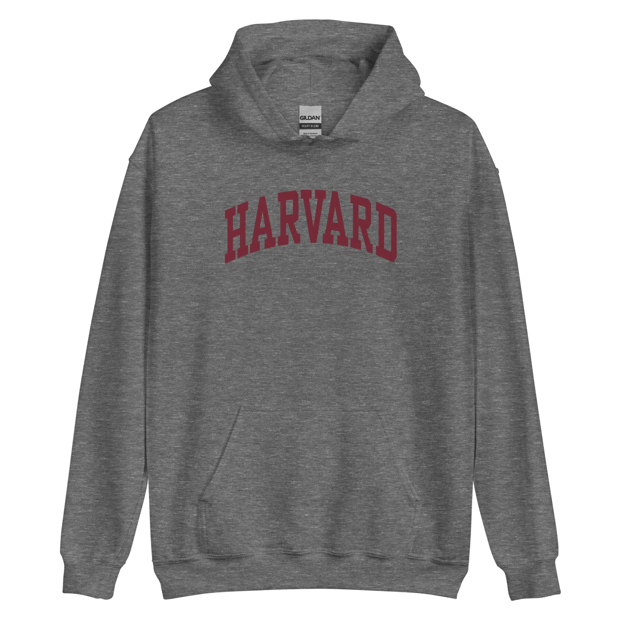Harvard University Essential Hooded Sweatshirt (Heather Grey) sold by Ivy Sport product image thumbnail 3