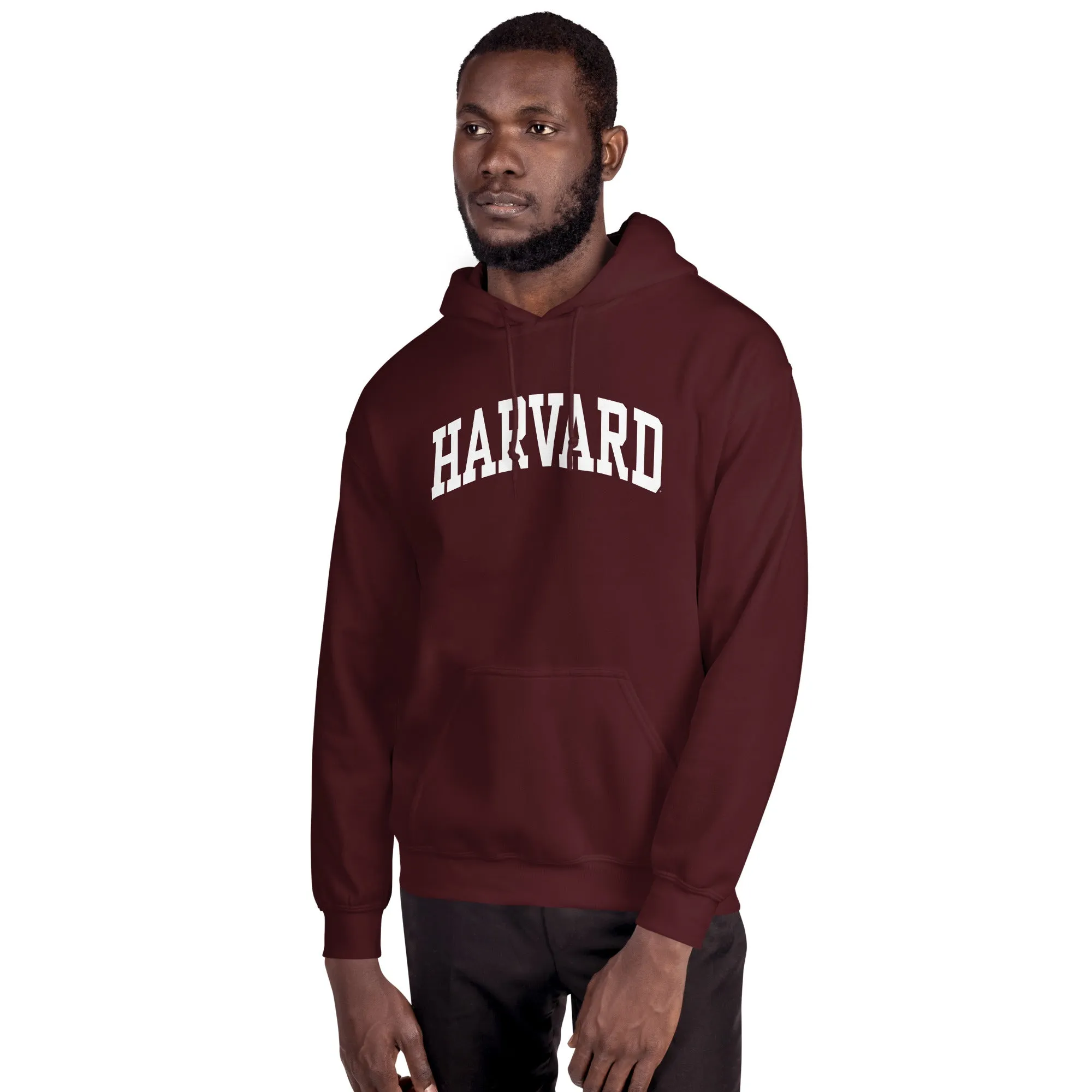 Harvard University Essential Hooded Sweatshirt (Crimson) sold by Ivy Sport product image thumbnail 3