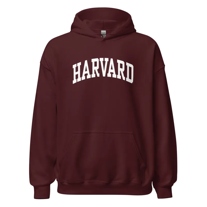 Harvard University Essential Hooded Sweatshirt (Crimson) sold by Ivy Sport
