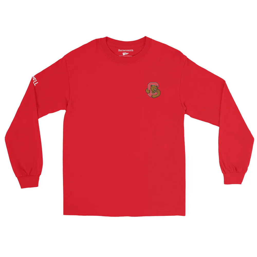 Cornell Mascot Long Sleeve T-Shirt (Red) sold by Ivy Sport product image thumbnail 5