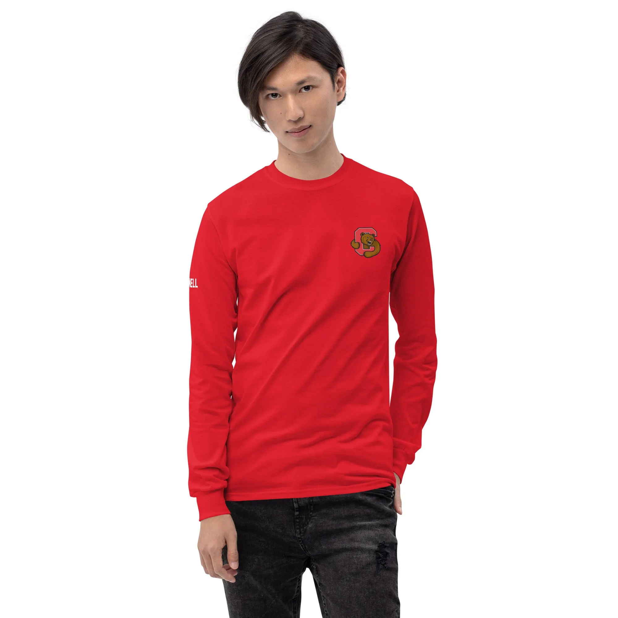 Cornell Mascot Long Sleeve T-Shirt (Red) sold by Ivy Sport product image thumbnail 3
