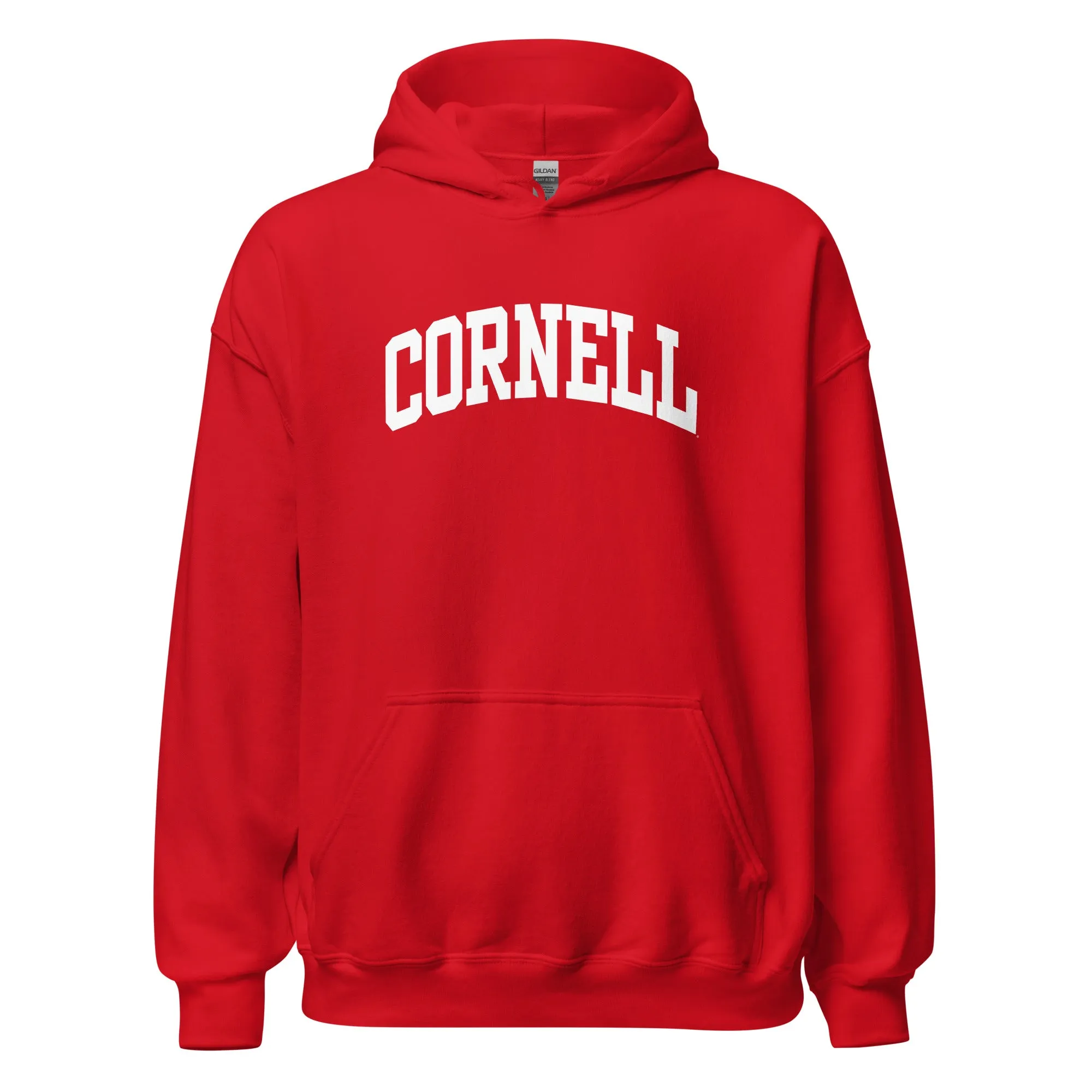 Cornell Essential Hooded Sweatshirt (Red) sold by Ivy Sport