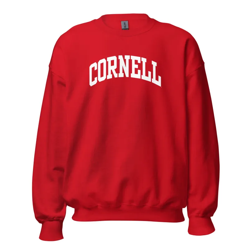 Cornell University Essential Sweatshirt (Red) sold by Ivy Sport