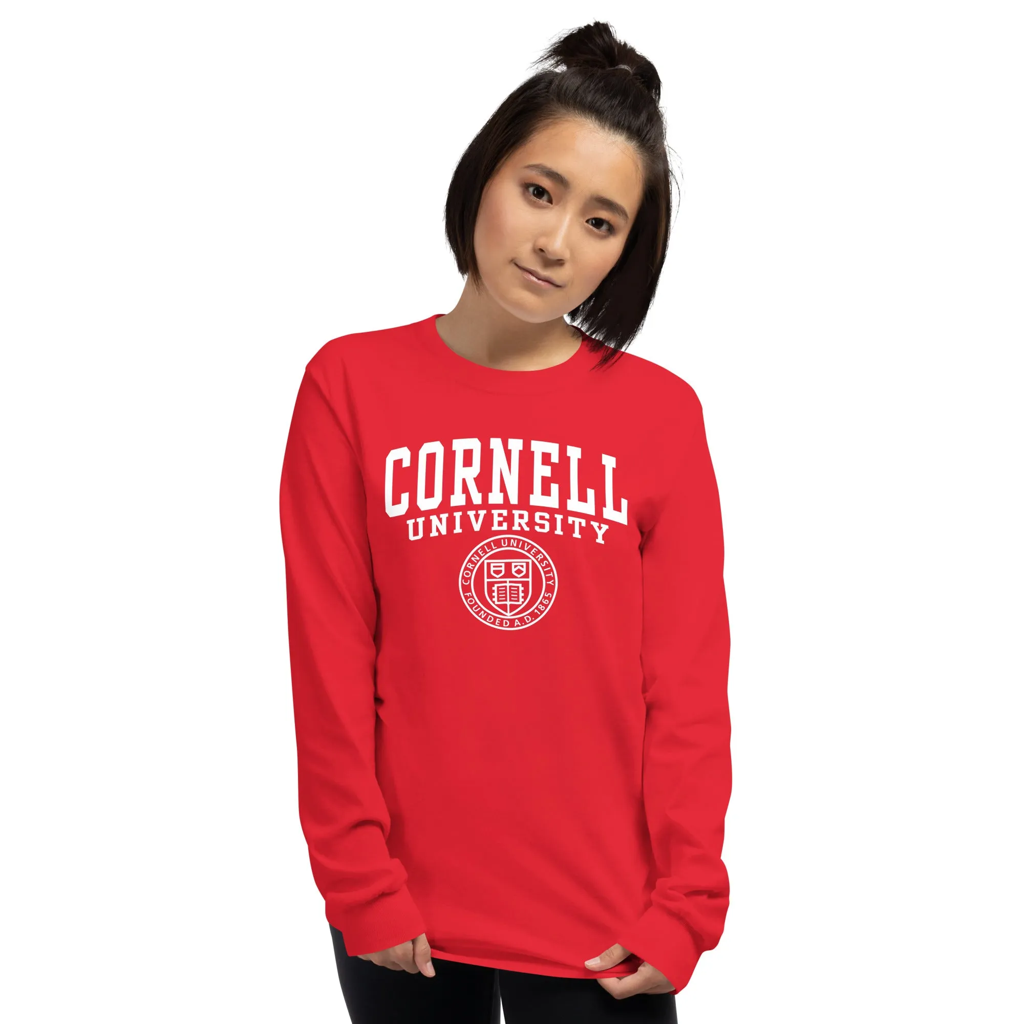 Cornell Heritage Long Sleeve T-Shirt (Red) sold by Ivy Sport product image thumbnail 3