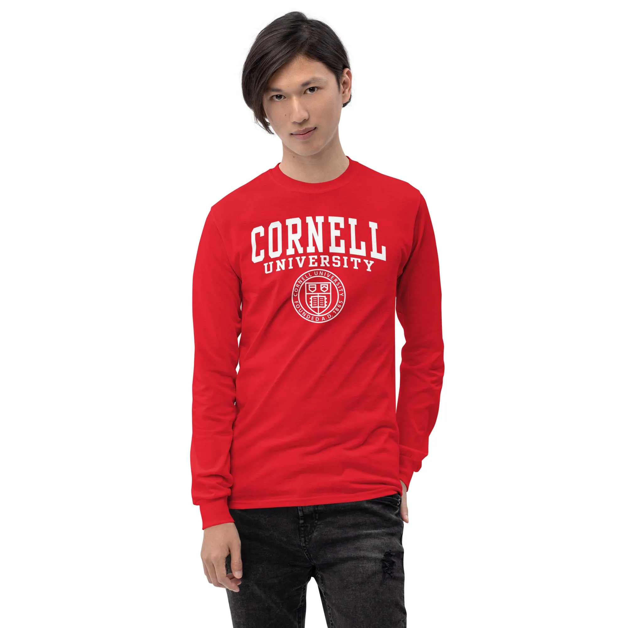 Cornell Heritage Long Sleeve T-Shirt (Red) sold by Ivy Sport product image thumbnail 5