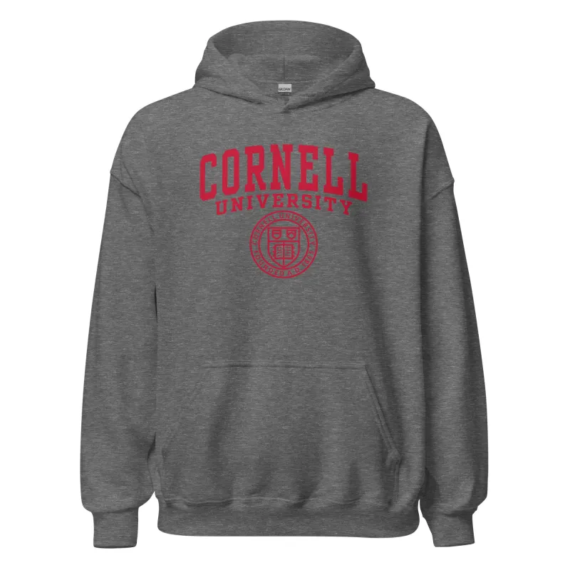 Cornell Heritage Hooded Sweatshirt (Grey) sold by Ivy Sport