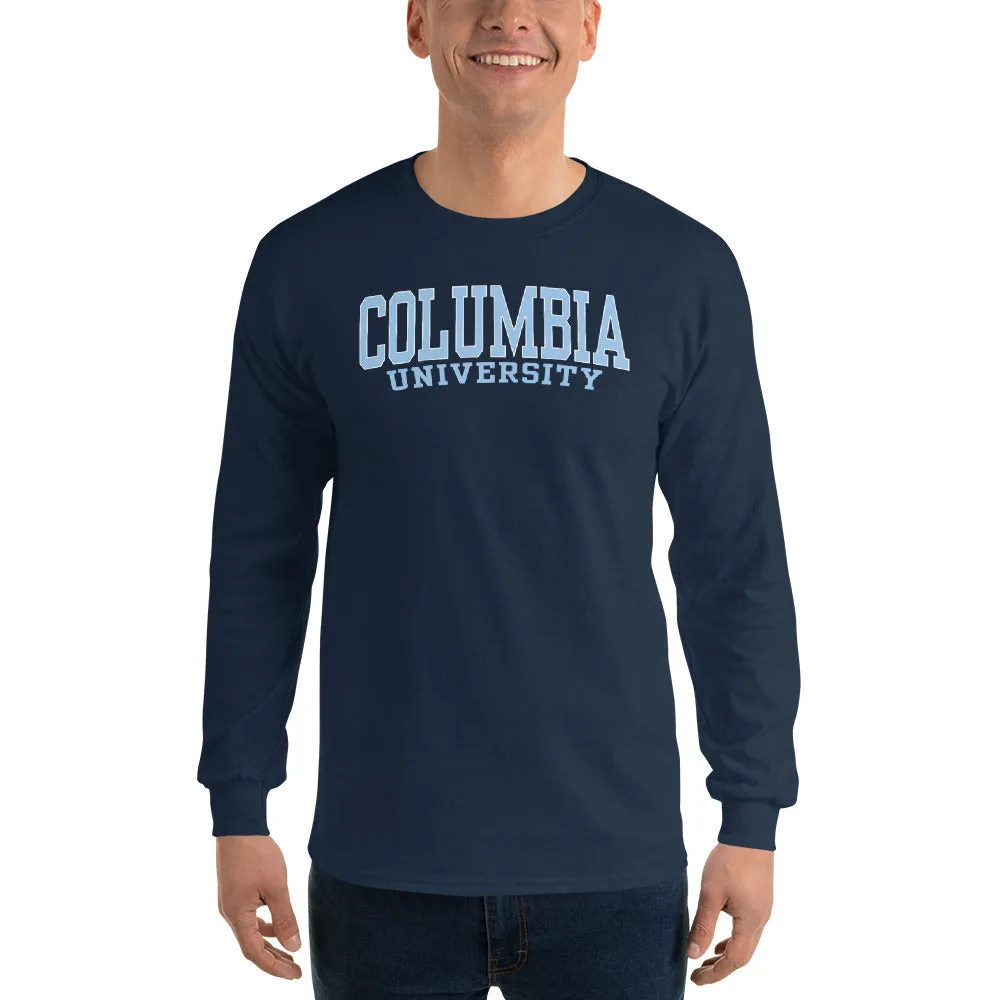 Columbia Classic L/S T-Shirt (Navy) sold by Ivy Sport