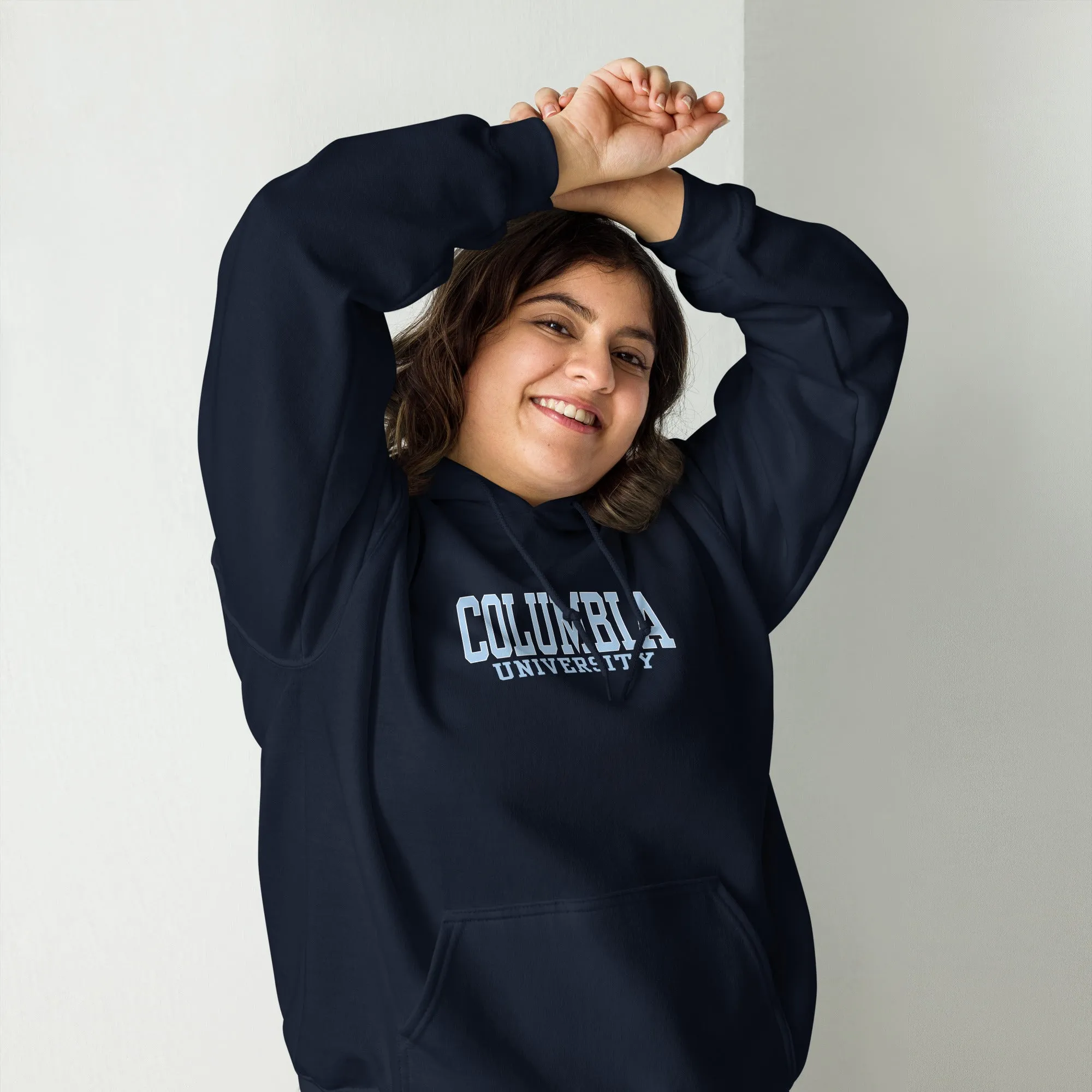 Columbia University Classic Hood Sweatshirt (Navy) sold by Ivy Sport product image thumbnail 2