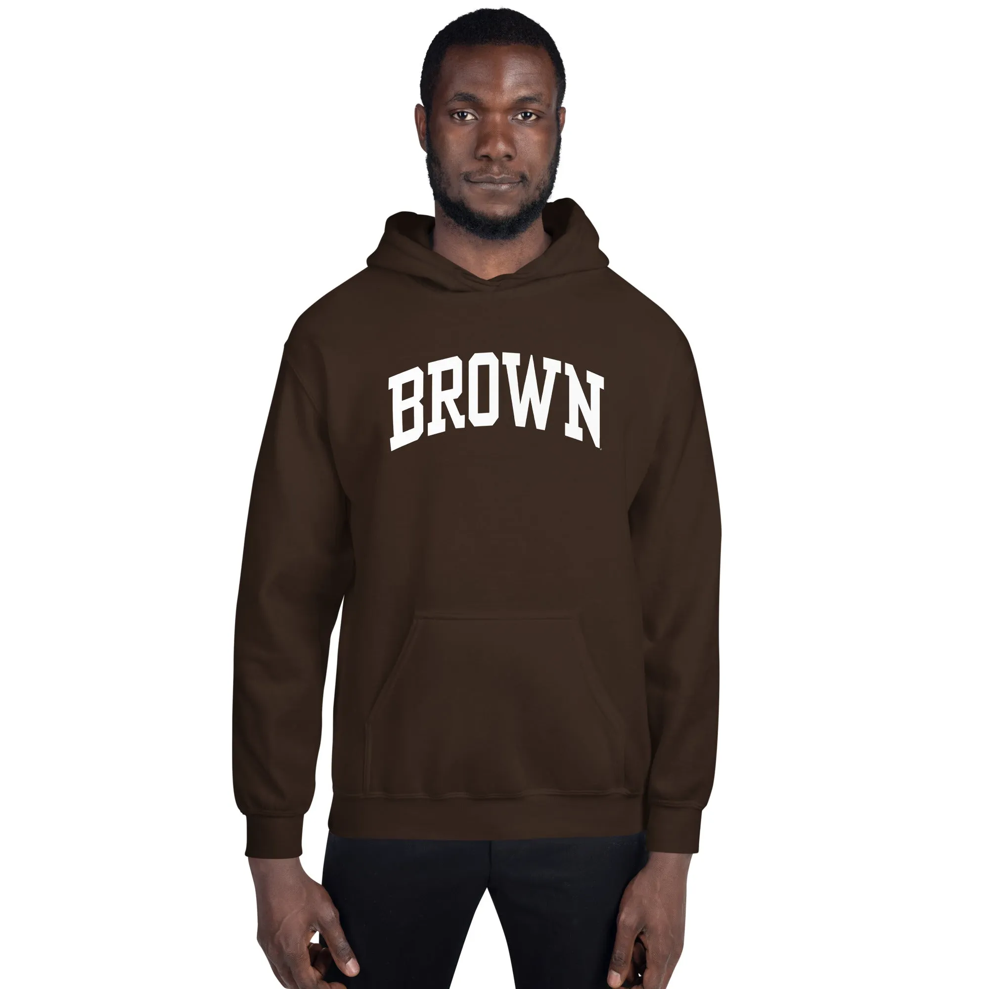 Brown University Essential Hooded Sweatshirt (Brown) sold by Ivy Sport product image thumbnail 2