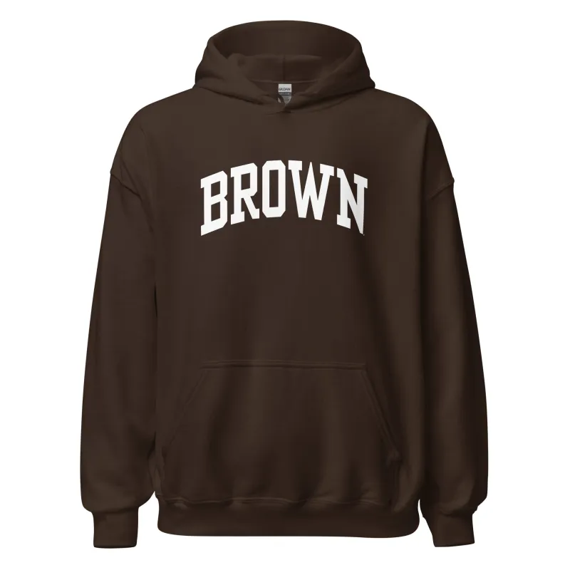 Brown University Essential Hooded Sweatshirt (Brown) sold by Ivy Sport