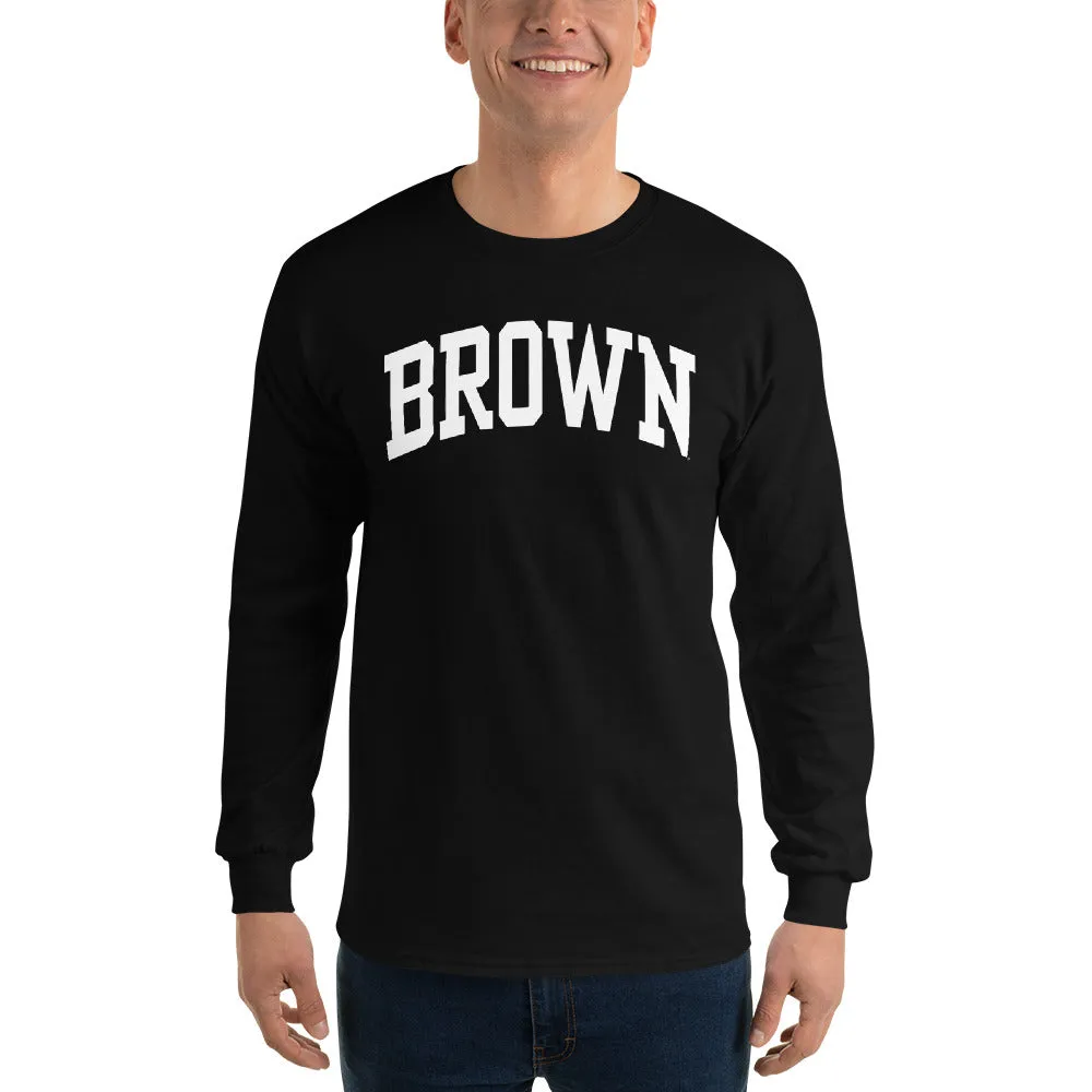 Brown - Classic - L/S T-Shirt (Black) sold by Ivy Sport