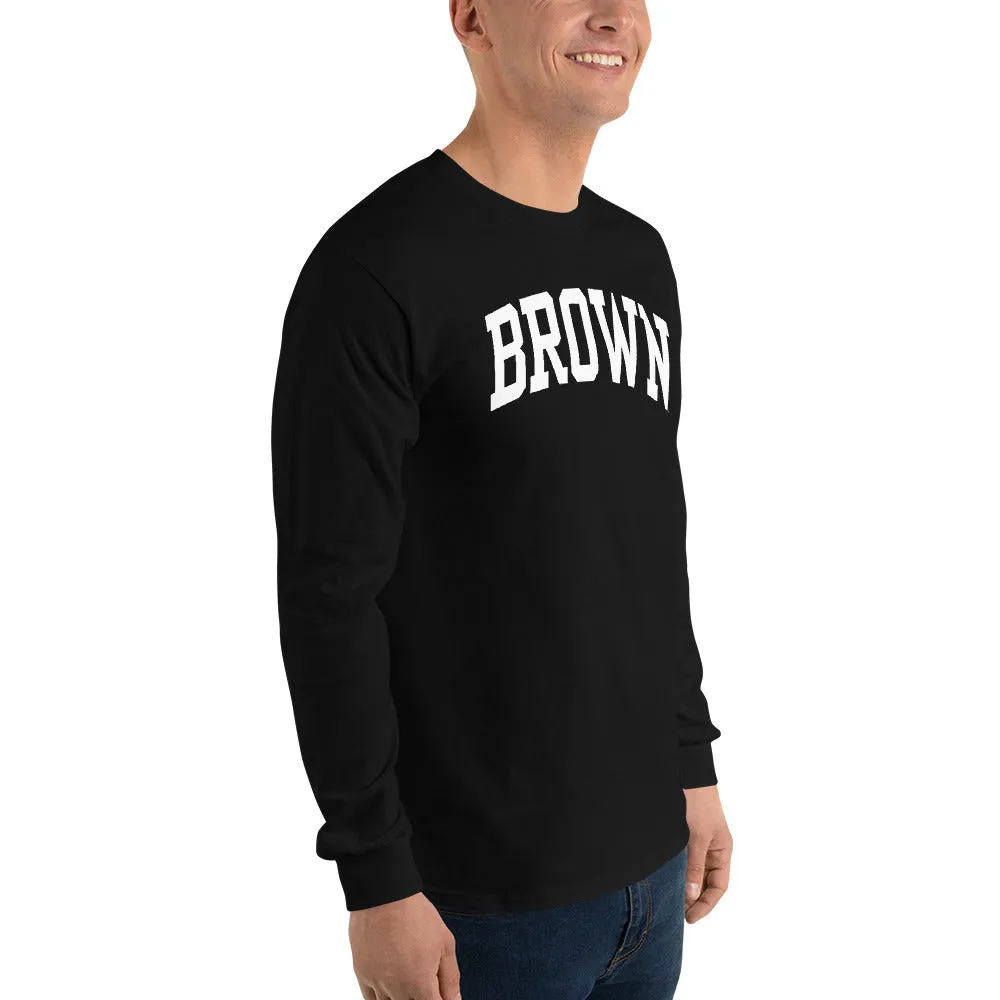 Brown - Classic - L/S T-Shirt (Black) sold by Ivy Sport product image thumbnail 4