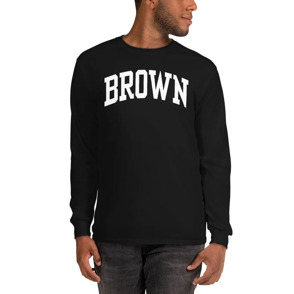 Brown - Classic - L/S T-Shirt (Black) sold by Ivy Sport product image thumbnail 3