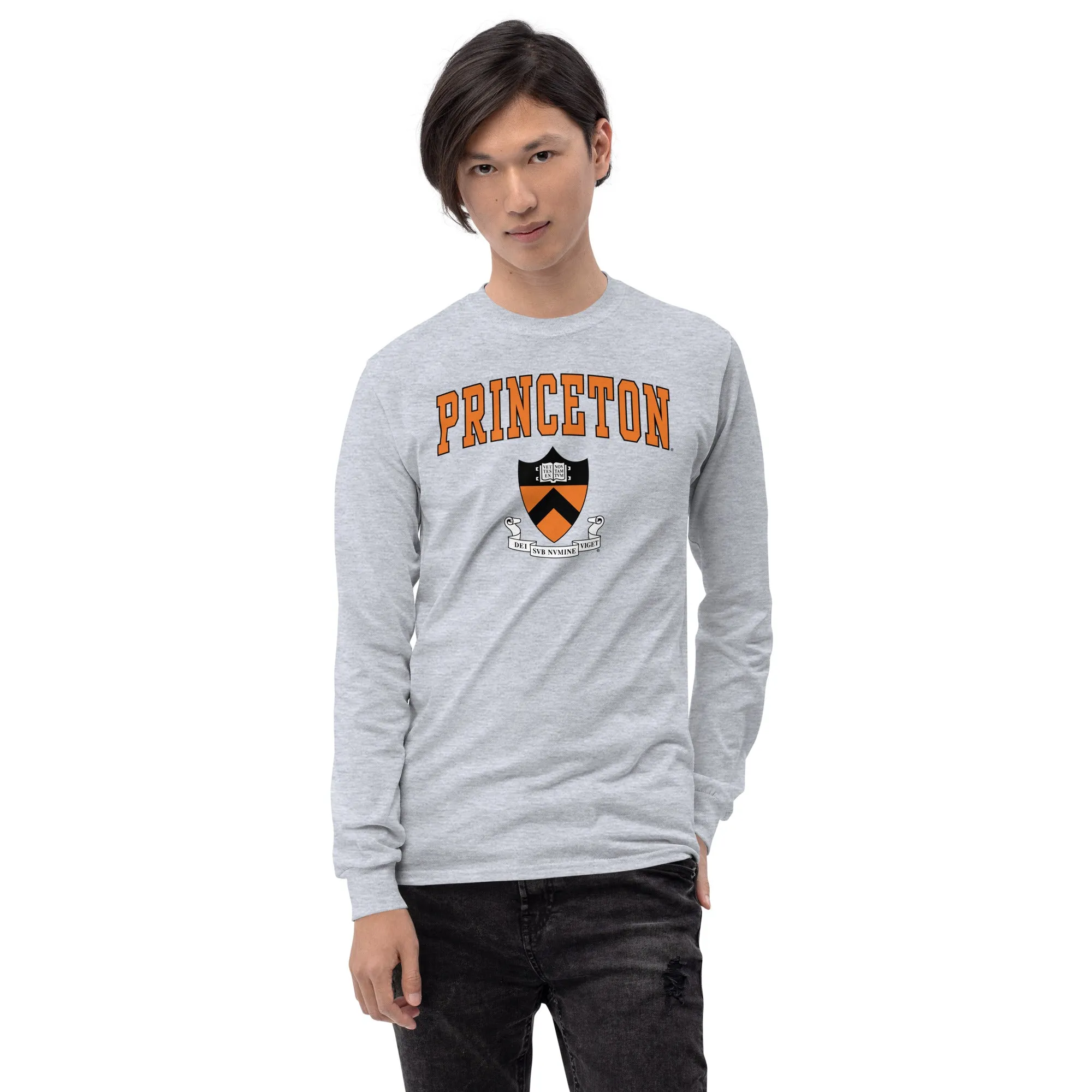 Princeton Heritage Long Sleeve T-Shirt II (Grey) sold by Ivy Sport product image thumbnail 4