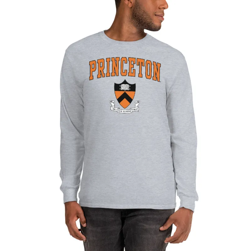 Princeton Heritage Long Sleeve T-Shirt II (Grey) sold by Ivy Sport