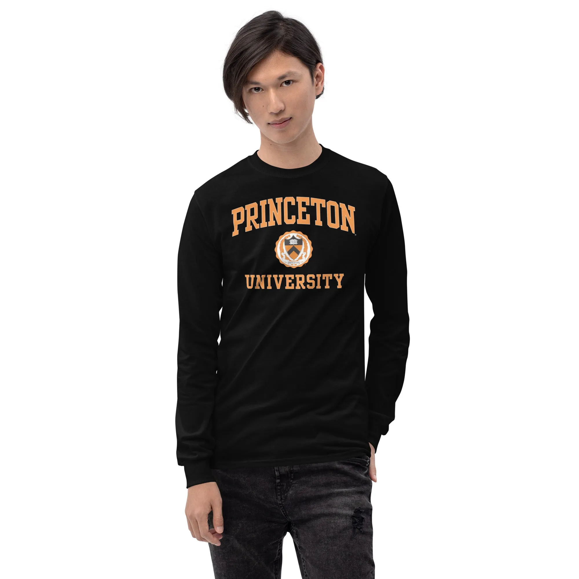 Princeton Crest Long Sleeve T-Shirt (Black) sold by Ivy Sport product image thumbnail 3