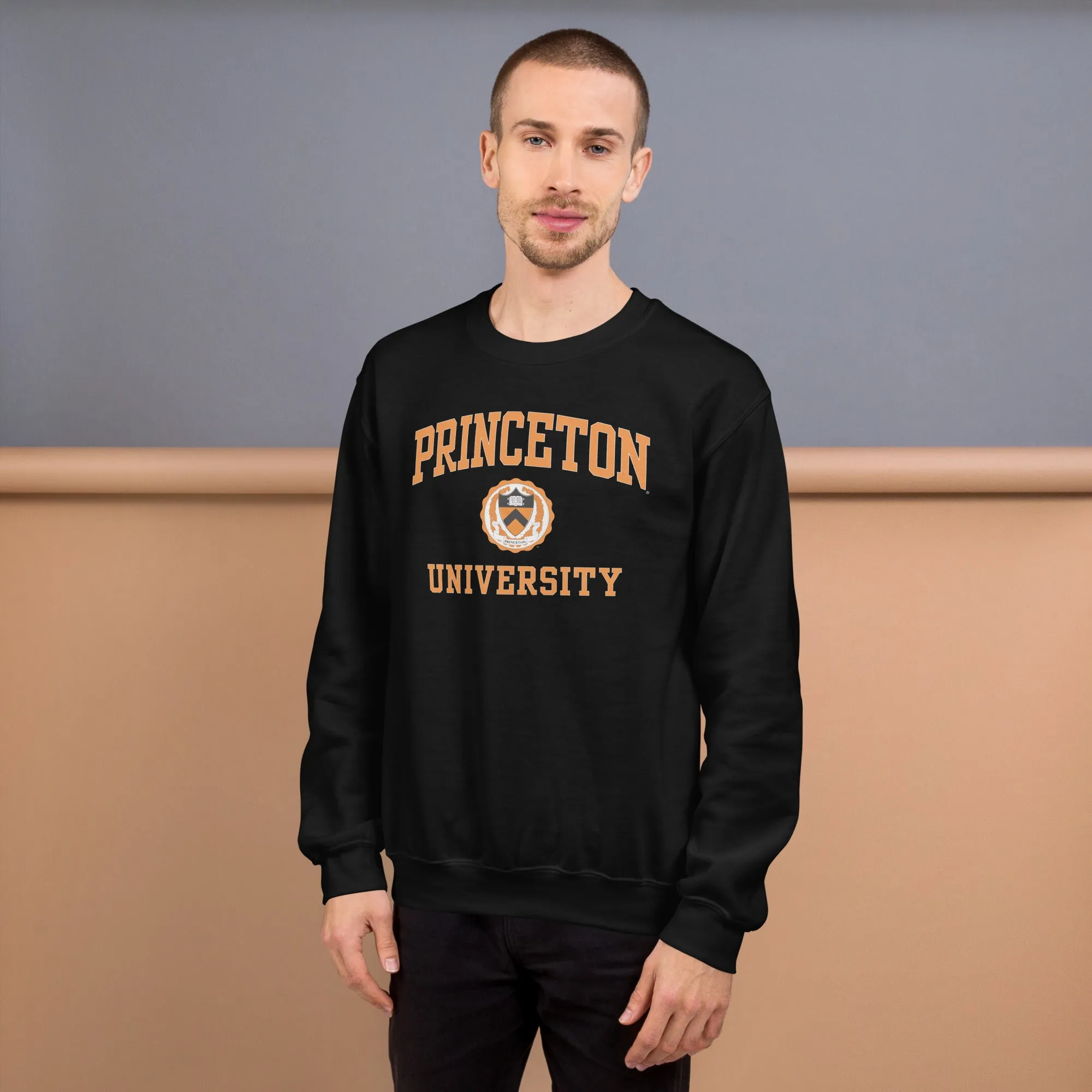 Princeton Crest Sweatshirt (Black) sold by Ivy Sport product image thumbnail 4