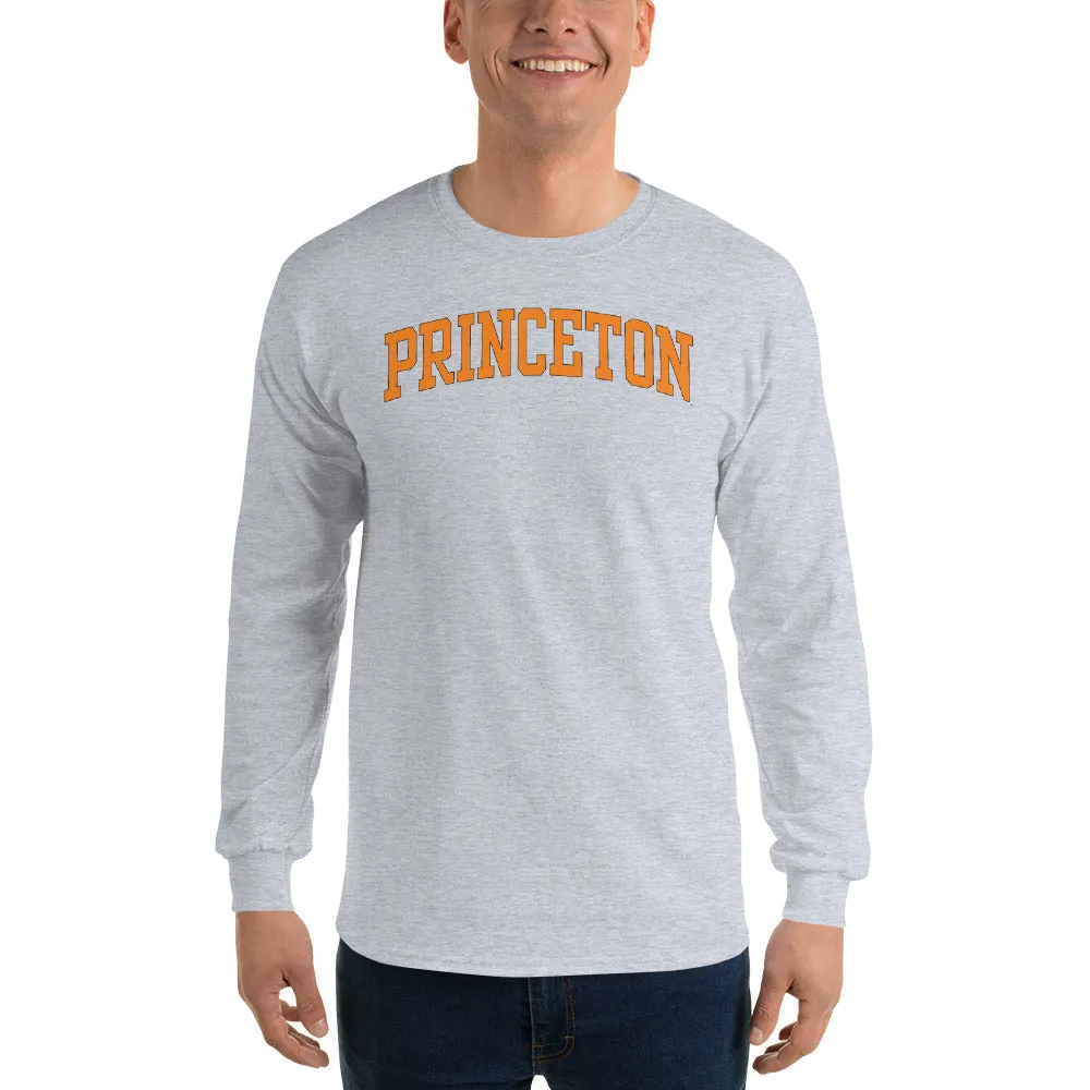 Princeton Classic Long Sleeve T-Shirt (Charcoal Grey) sold by Ivy Sport