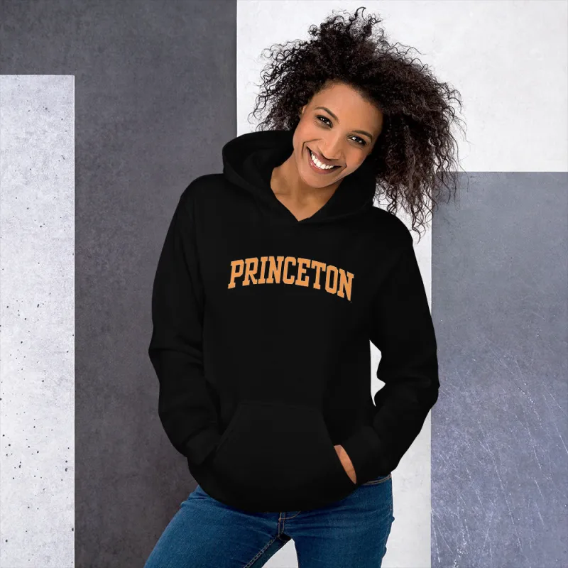 Princeton University Classic Hood Sweatshirt (Black) sold by Ivy Sport