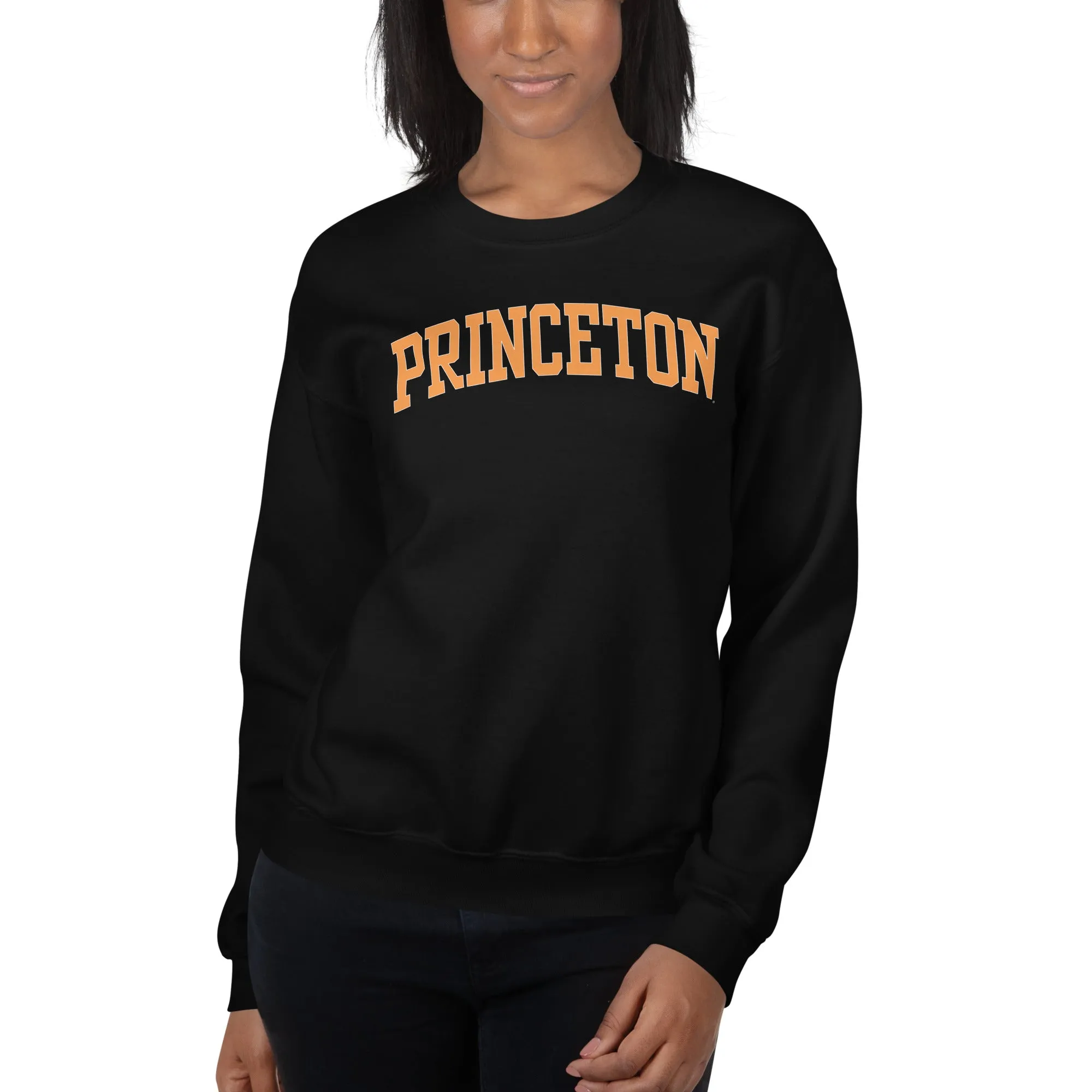 Princeton University Classic Crew Sweatshirt (Black) sold by Ivy Sport product image thumbnail 4