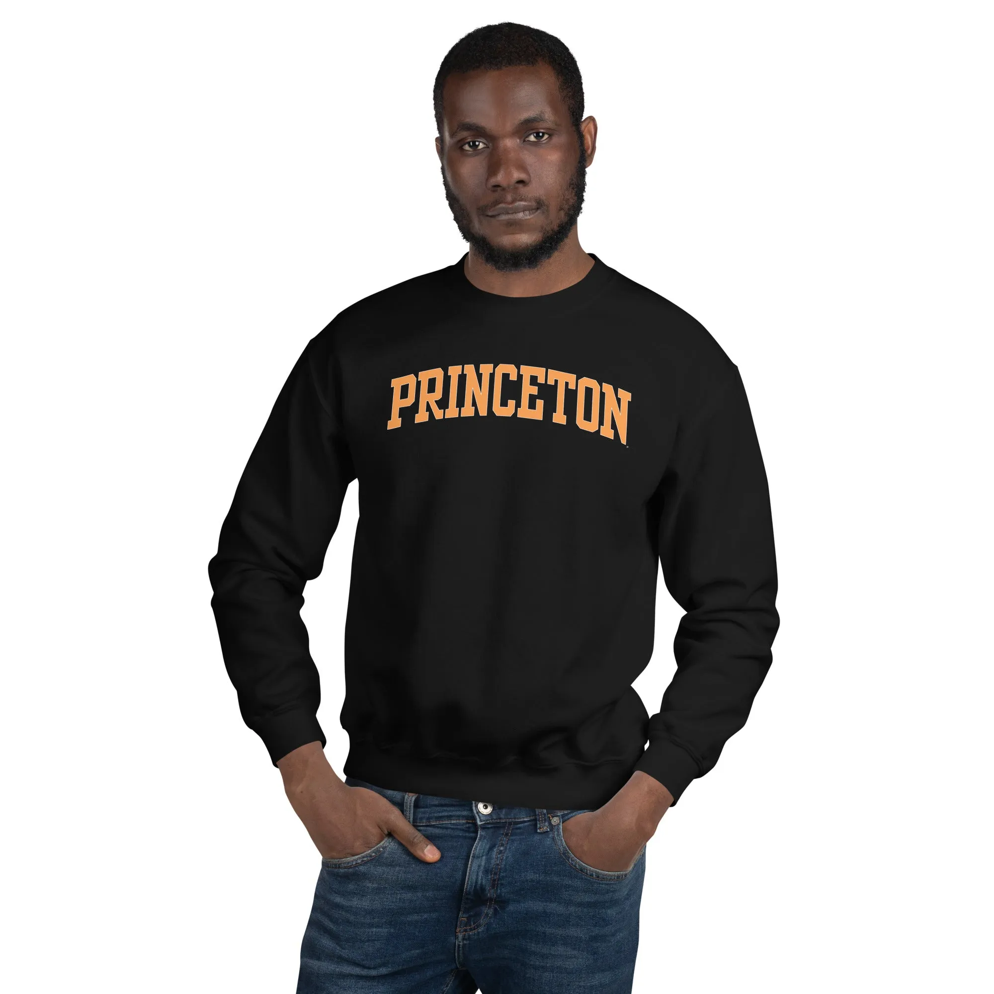Princeton University Classic Crew Sweatshirt (Black) sold by Ivy Sport product image thumbnail 2