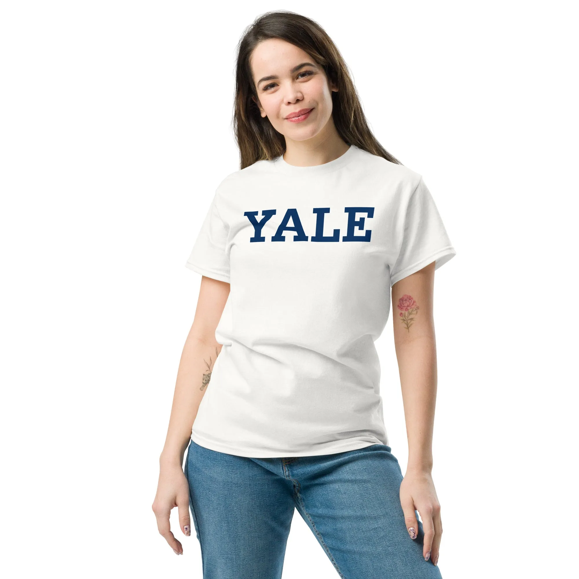 Yale Classic T-Shirt (White) sold by Ivy Sport product image thumbnail 3