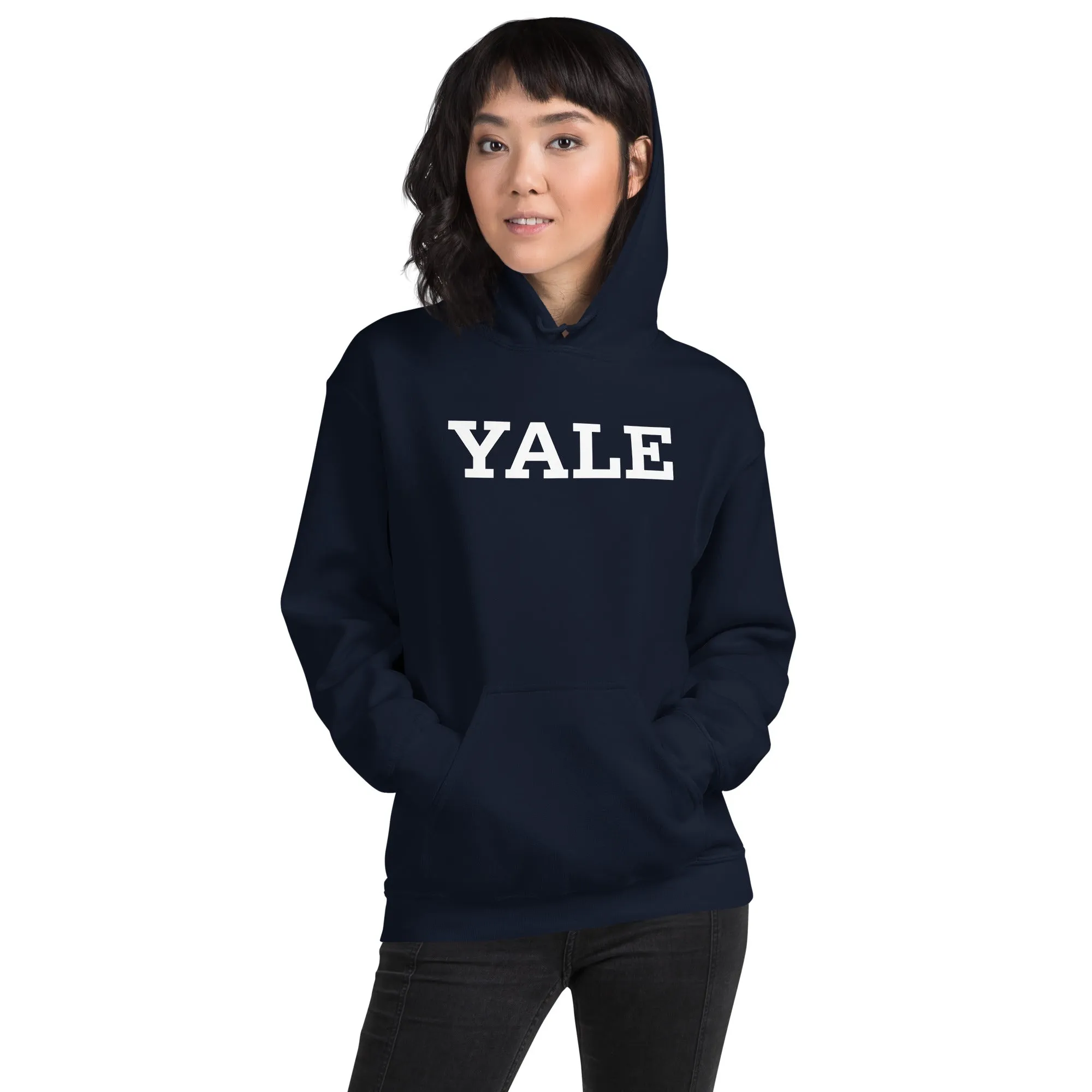 Yale University Classic Hood Sweatshirt (Navy) sold by Ivy Sport product image thumbnail 2